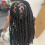 Starter locs! (hair above shoulders)