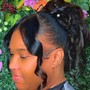 Med feedin ponytail braids