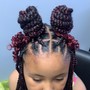 Large knotless braids