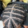 Medium Feed in Cornrows