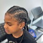 Natural Cornrows and Design