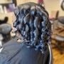 Shampoo, Conditioner with Steam Hydration Treatment and Braid Down