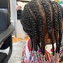 Natural Hair Box Braids