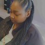 Regular Box Braids (mid back)