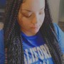 Medium KnotlessBox Braids ( mid back)