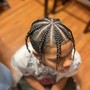 Boho Braids on Natural Hair