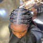 Medium Knotless Braids