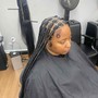 Small Knotless Box Braids