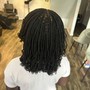 Large Soft Locs mid Back