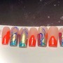 Fullset (Acrylic)  length prices in the description