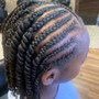 Individual Two Strand Twist (w/Natural Hair)