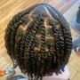 Individual Two Strand Twist (w/Natural Hair)