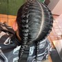 2 feed-in braids