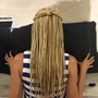 Weaving dreadlocks set