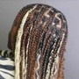 Large Box Braids with hair