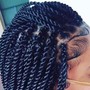 Medium Senegalese Twist with hair