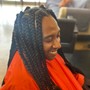 Large Rubber Band Box Braids