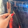 Large Rubber Band Box Braids