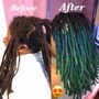 Loc Maintenance W/ CURLS (perm rods)