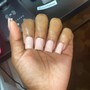 Medium length Acrylic Nails