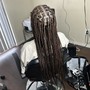 Knotless braids