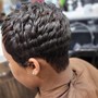 Braid down (cornrows) no added hair