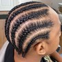 Natural Hair (Cornrows)