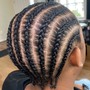 Natural Hair (Cornrows)