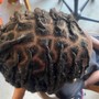 Loc Maintenance ( Traditional Palmroll) (Medium/Short Length)