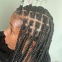 Small Knotless Braids