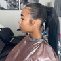 Half Ponytail/ Half Down (Quick Weave)