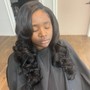 ROLLER WRAP- RELAXED HAIR