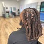 Loc Maintenance, Rope Twists (midback)