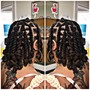 Loc Maintenance and Style (up to shoulder length)