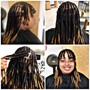 Loc Maintenance and Style (up to shoulder length)