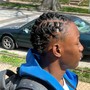 Loc retwist & style