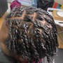 Natural Hair (Flat Twists Style)