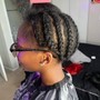 Bantu Knot Ponytail