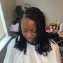 Knotless braids  (butt length)