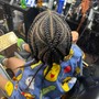 Adult 6 braids or less