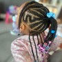 Kid's Braids with extension