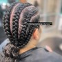 Shampoo and Style with braid service