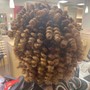 Flat Twists, Two Strand Twists, Finger Coils, Comb Coils