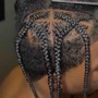 Men Braids - HALF Head