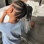 Kid's Braids (with extensions)