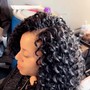 french curls braids