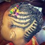 Kid's Braids (cornrows or two strand twist) no hair added