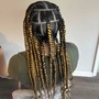 Medium Knotless Braids