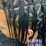 Crown Plaits/Box Braids