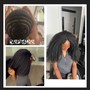 Med knotless Box Braids